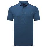 FOOTJOY MENS MICRO FDR STRIPE LISLE TONAL POLO