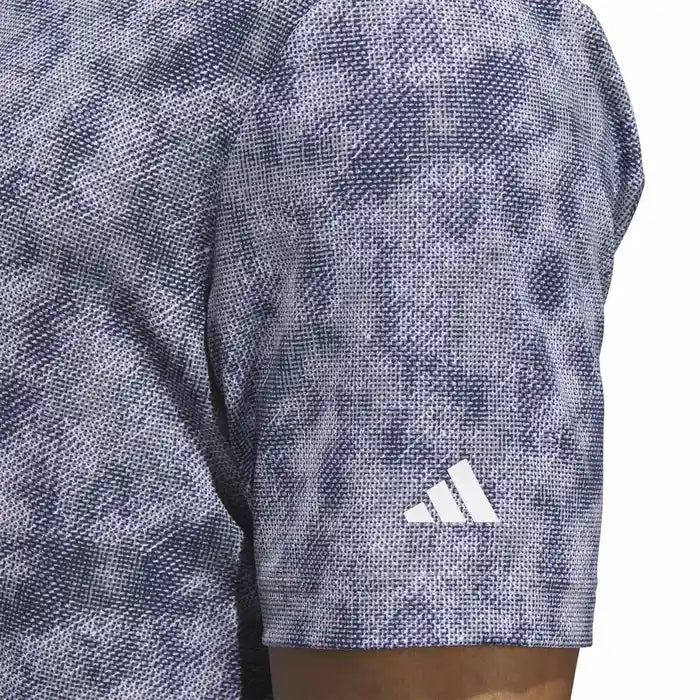 ADIDAS MENS ULTIMATE365 TEXTURED PRINT POLO
