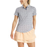 FOOTJOY WOMENS FLORAL PRINT POLO