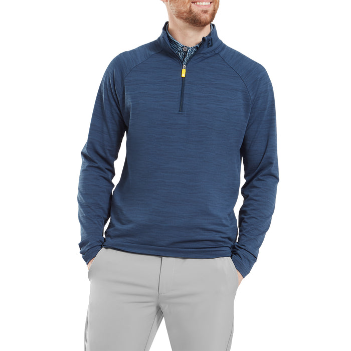 FOOTJOY MENS WAVE JACQUARD CHILL-OUT PULLOVER