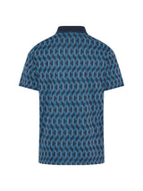 Original Penguin All Over YD Jacquard Colour Block Polo