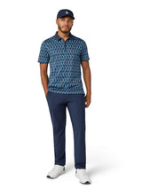 Original Penguin All Over YD Jacquard Colour Block Polo