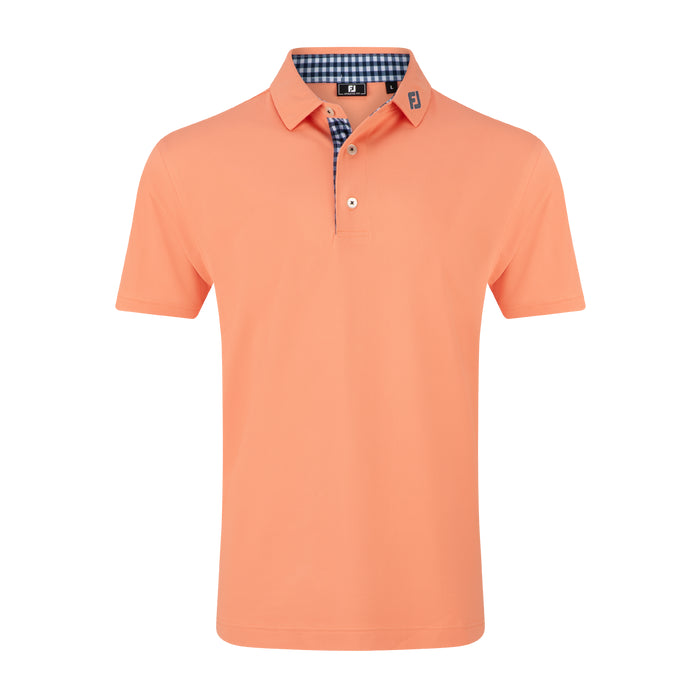 Footjoy Mens Stretch Pique Trim Polo