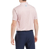 FOOTJOY MENS FLORAL SKETCH PRINT LISLE POLO