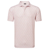 FOOTJOY MENS FLORAL SKETCH PRINT LISLE POLO