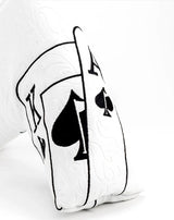 Pins & Aces White Out Ace Of Spades Blade Putter Cover