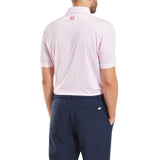 FOOTJOY MENS FIGURE PRINT LISLE POLO