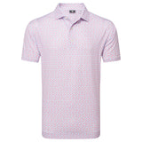 FOOTJOY MENS FLORAL SKETCH PRINT LISLE POLO