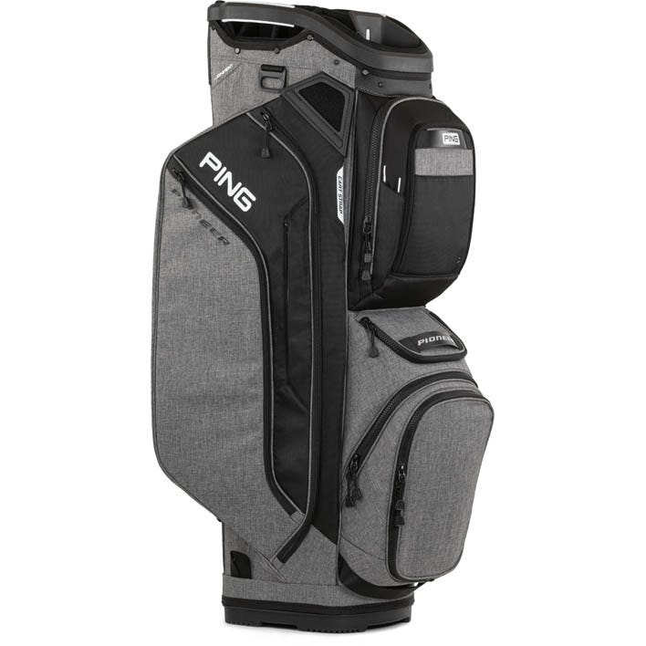 PING Pioneer 244 Cart Bag - Heather Grey/Black