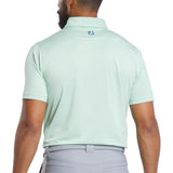 FOOTJOY MENS HEATHER LISLE LATTICE PRINT POLO