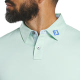 FOOTJOY MENS HEATHER LISLE LATTICE PRINT POLO