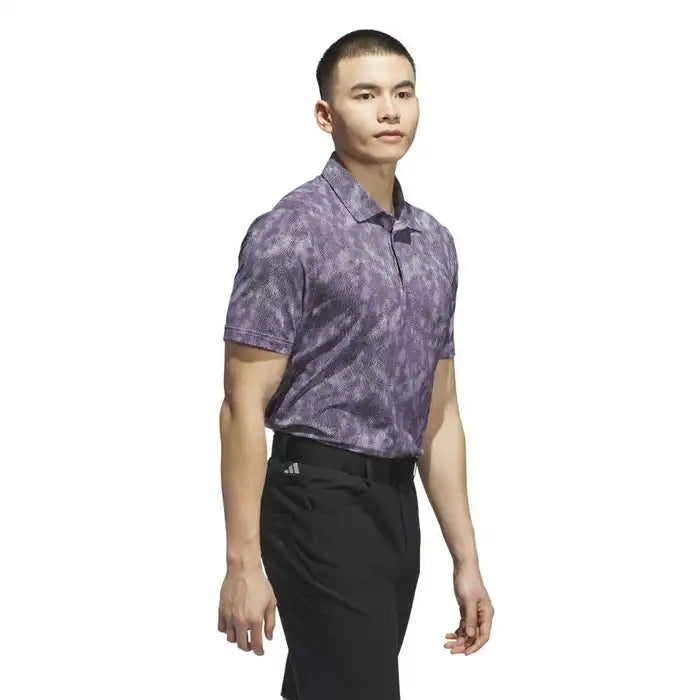 ADIDAS MENS ULTIMATE365 TOUR TWISTKNIT PIQUE POLO