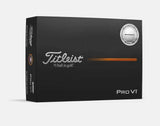 Titleist 2025 Pro V1 Performance Alignment 12pk - White
