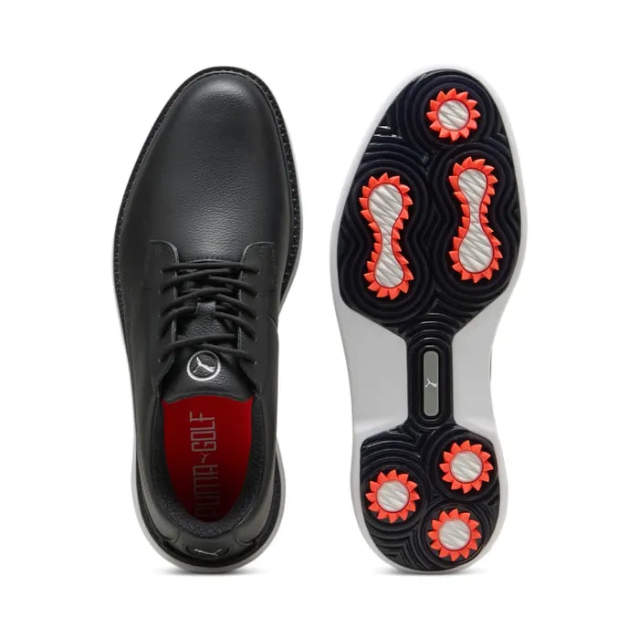 Puma Royale Golf Shoes - White/Deep Navy/Team Light Blue