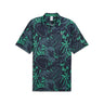 Puma X PTC Palm Glitch Polo - Deep Navy/Sparkling Green