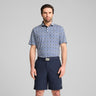Puma X PTC Tile Polo - White Glow/Deep Navy