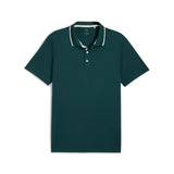 Puma Mattr Elevated Solid Polo - Green Terrain/Haute Tropic