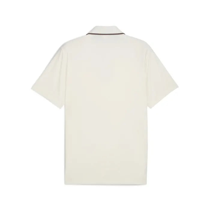 PUMA MENS PUMA X AP TIPPED JACQUARD POLO