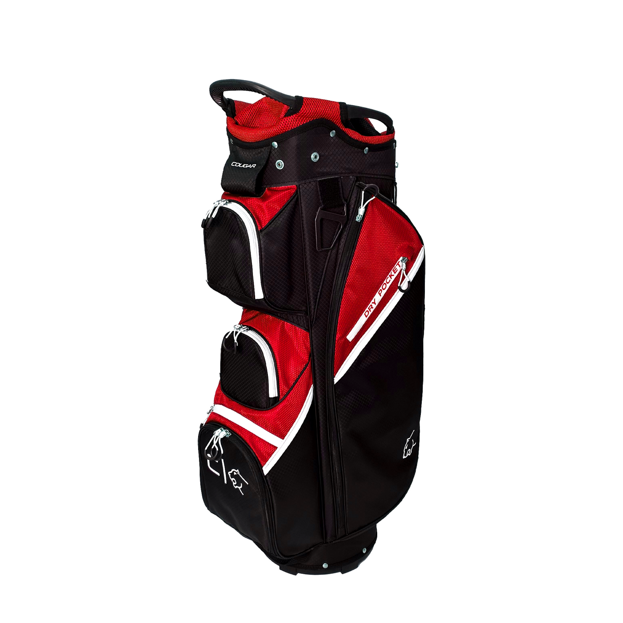 Cougar Cart Bag CX1000 - Black/Red