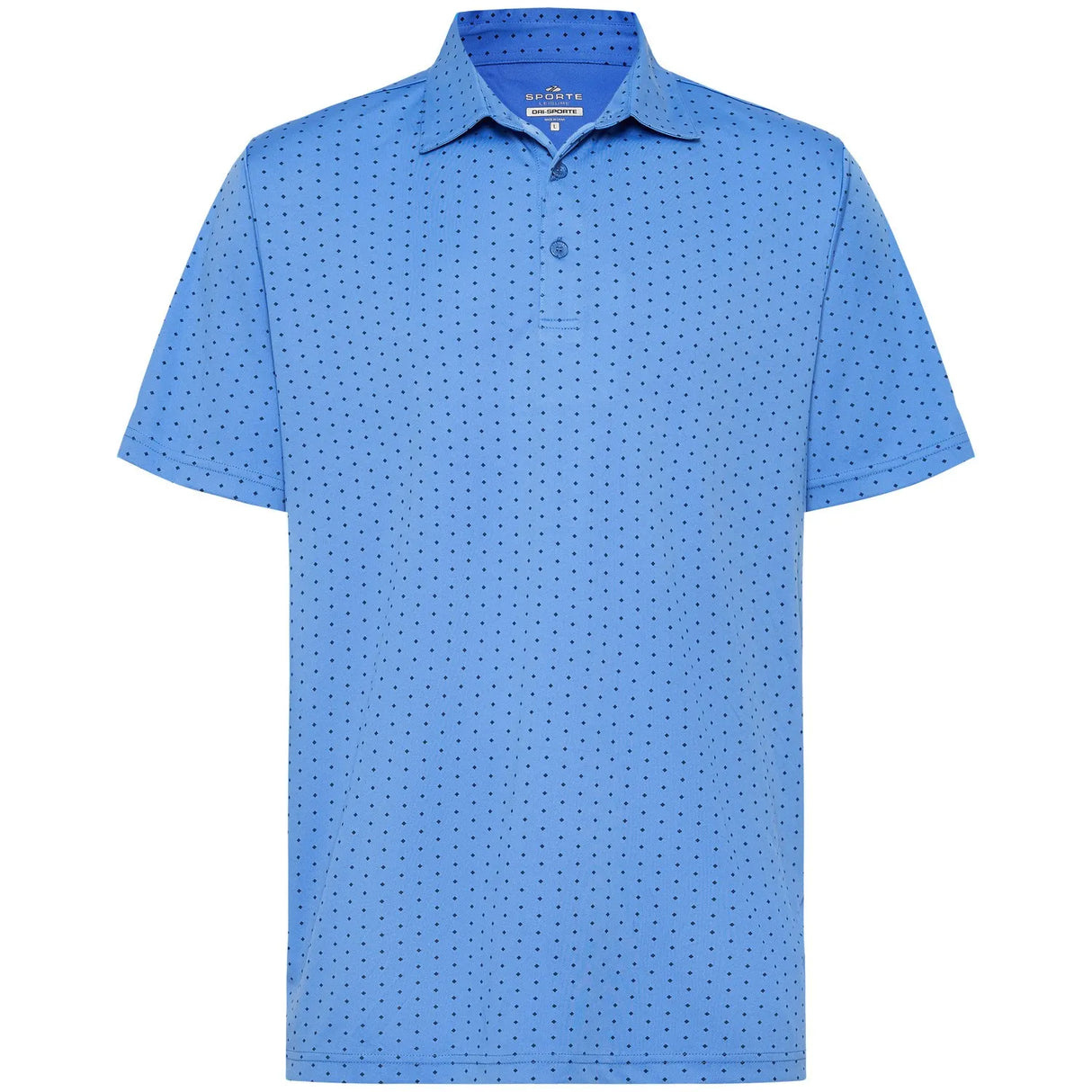 Sporte Leisure Mens Diamond Print Polo