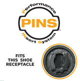 Softspikes Stealth Pins Black/Silver - 20 Pack