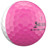 Srixon 2026 Q-Star Tour 6 Divide Golf Balls 12pk - White/Pink