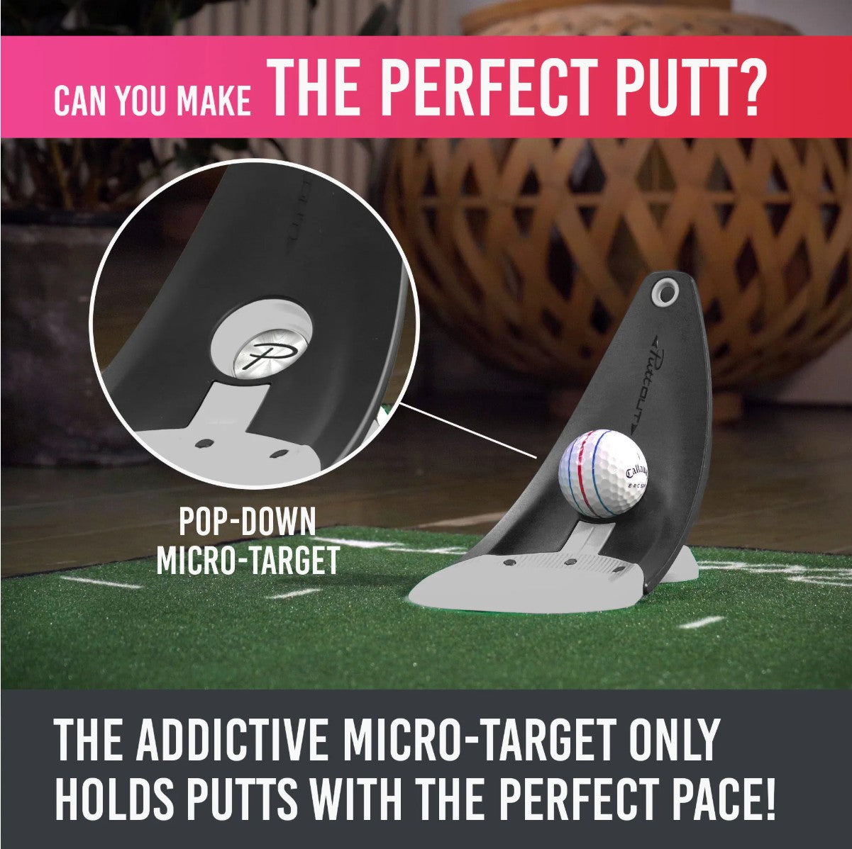 Puttout Premium Pressure Trainer - Stone