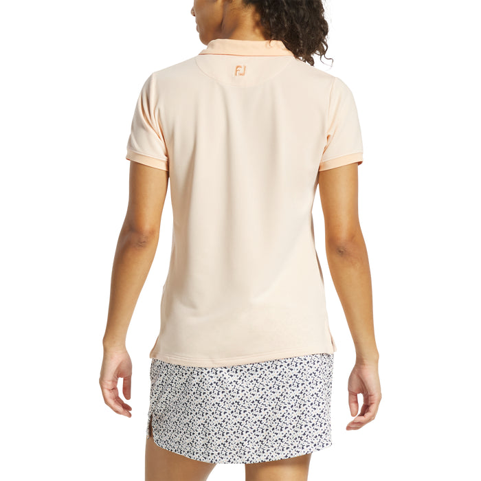FOOTJOY WOMENS OPEN PLACKET POLO