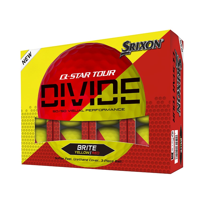 Srixon 2024 Q Star Tour Divide Golf Balls 12pk - Red/Yellow