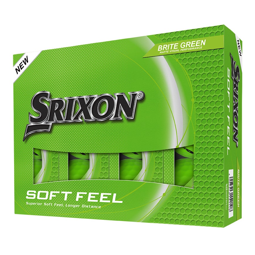 Srixon 2025 Soft Feel 14 12pk Golf Balls - Brite Green