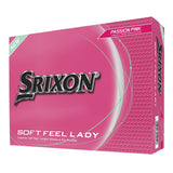 Srixon 2025 Soft Feel Lady 9 12Pk Golf Balls - Pink