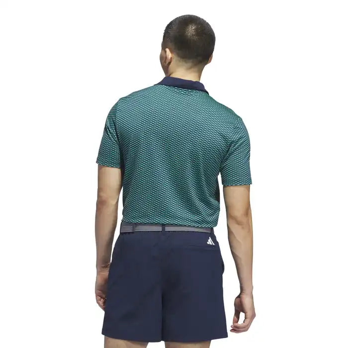 Adidas Beyond The Course Textured Polo - Pure Teal