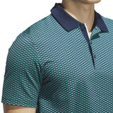 Adidas Beyond The Course Textured Polo - Pure Teal