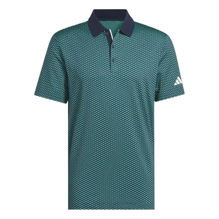 Adidas Beyond The Course Textured Polo - Pure Teal