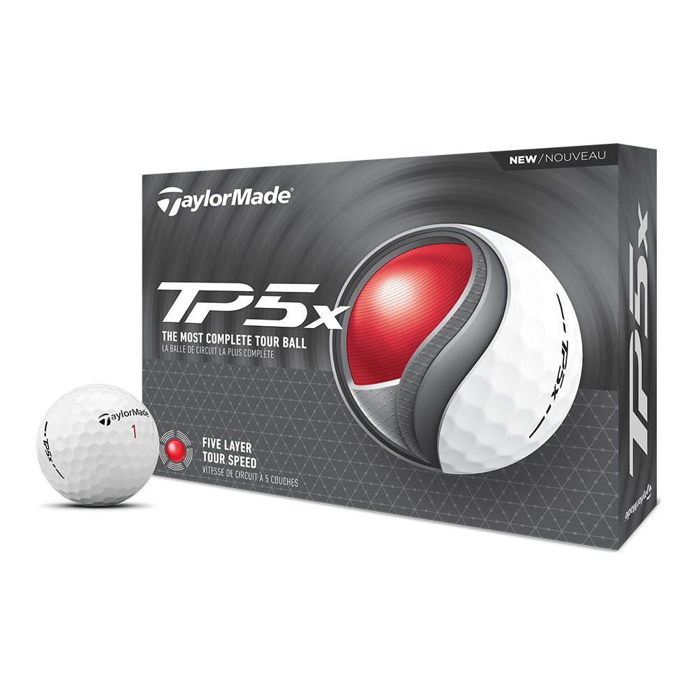 TaylorMade 2024 TP5x Golf Balls 12pk - White