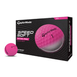 TaylorMade 2025 Speed Soft 12pk Golf Balls - Pink