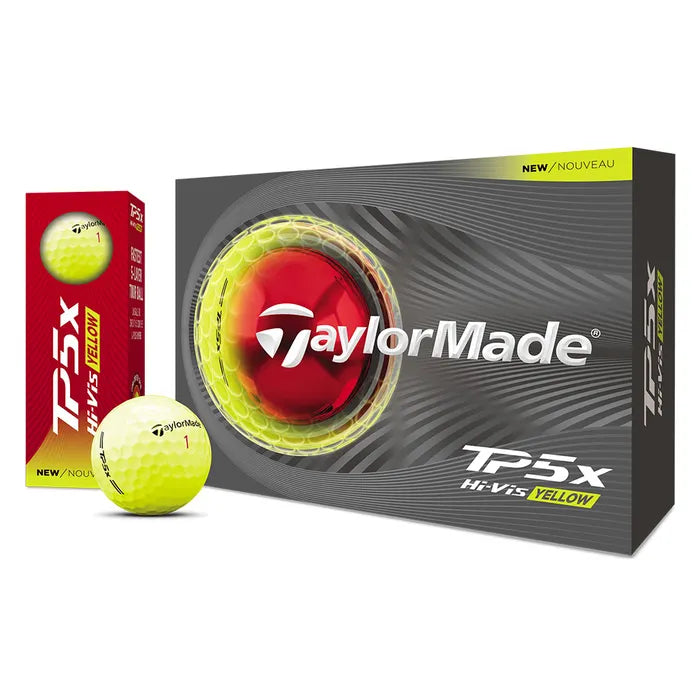 TaylorMade 2026 TP5X 12PK Golf Balls - Yellow
