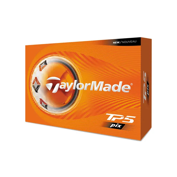 TaylorMade 2026 TP5 PIX3.0 12PK Golf Balls - White