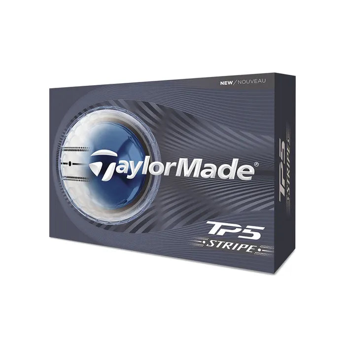 TaylorMade 2026 TP5 Stripe 12PK Golf Balls - White