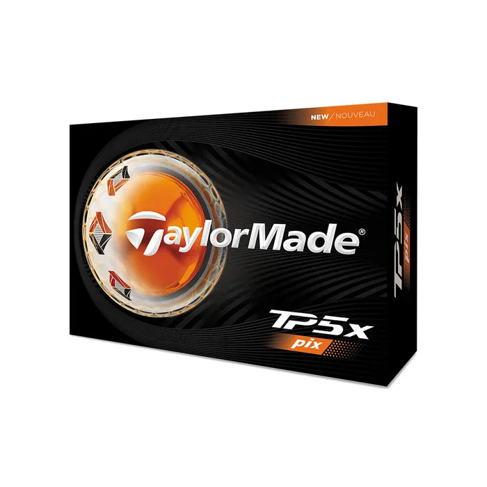 TaylorMade 2026 TP5X PIX3.0 12PK Golf Balls - White