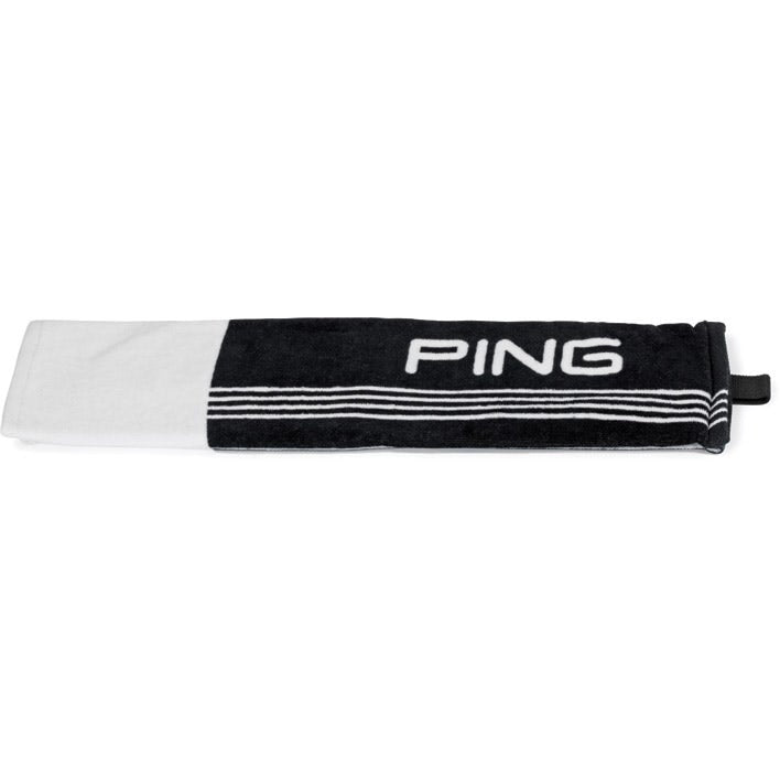 PING 214 Trifold Towel - Black/White