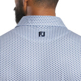 FOOTJOY MENS HOUNDSTOOTH GEO LISLE POLO