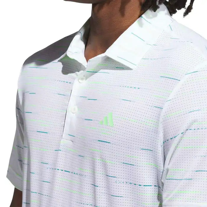 Adidas Ultimate365 Mesh Glimmer Print Polo