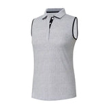 FOOTJOY WOMENS DOT PRINT SLEEVELESS POLO