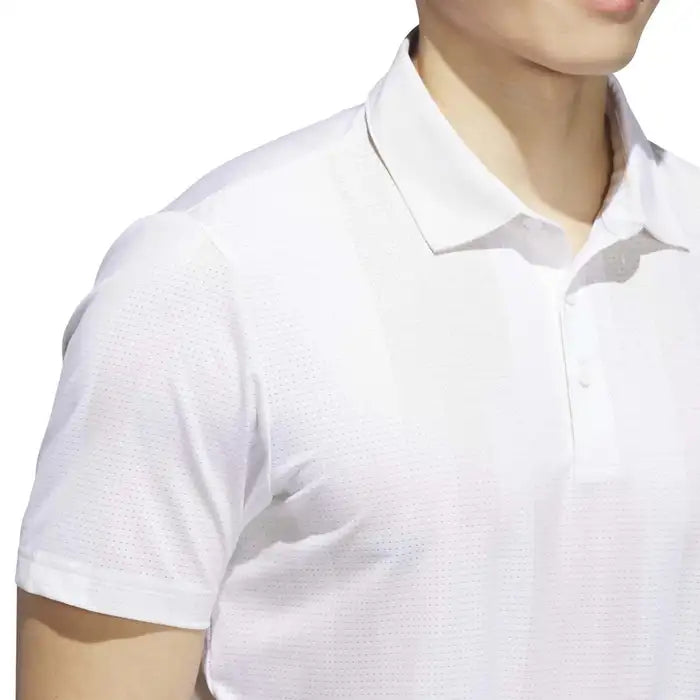 ADIDAS MENS ULTIMATE365 TEXTURED PRINT POLO