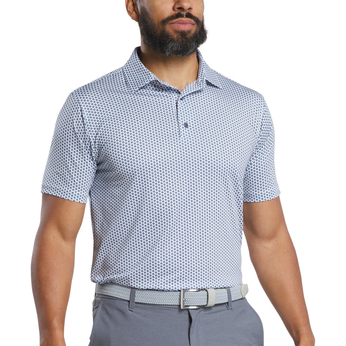 FOOTJOY MENS HOUNDSTOOTH GEO LISLE POLO