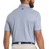 FootJoy Citrus Print Polo - White/Navy
